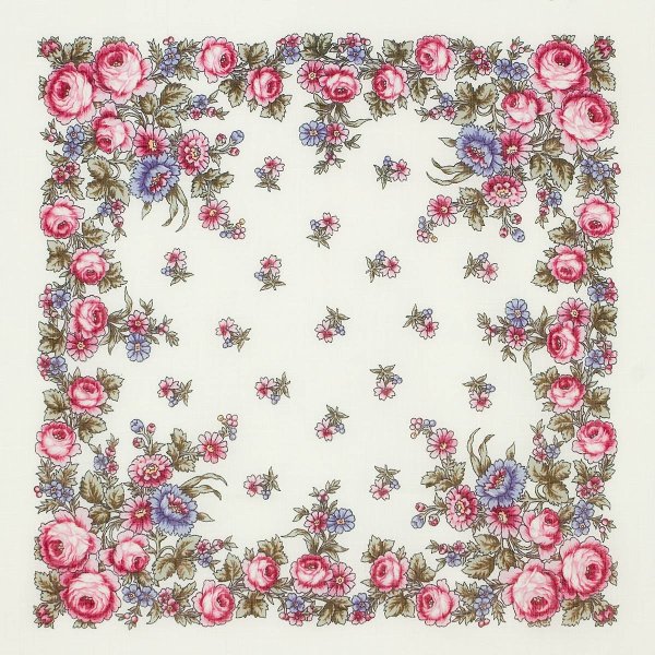 Павловопосадский платок Полянка