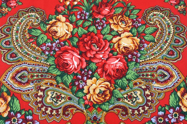 Павловопосадский расписной платок
