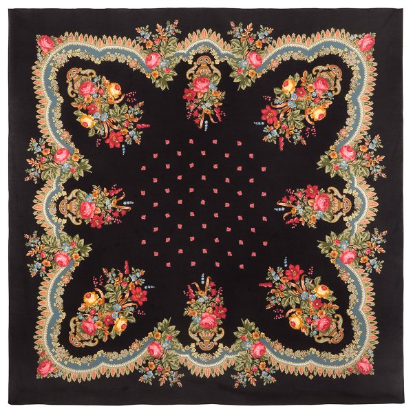 Павловопосадская шаль Ливадия Дадонова