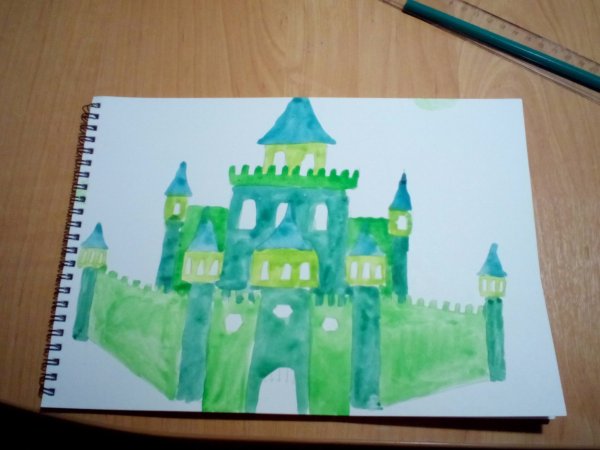 Изумрудный город рисование