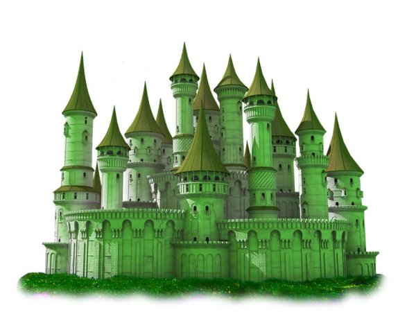 Замок снежной королевы изумрудный город