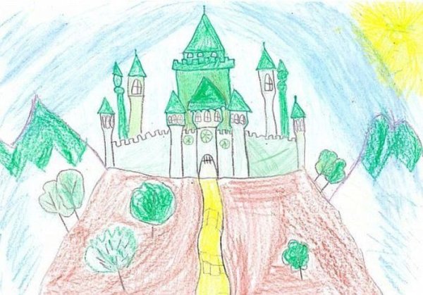 Замок изумрудного города в детском саду