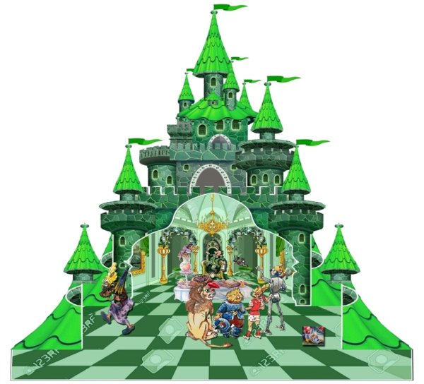 Замок Гудвина волшебник изумрудного города