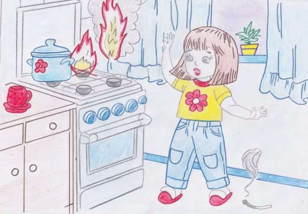 Рисунок по пожарной безопасности