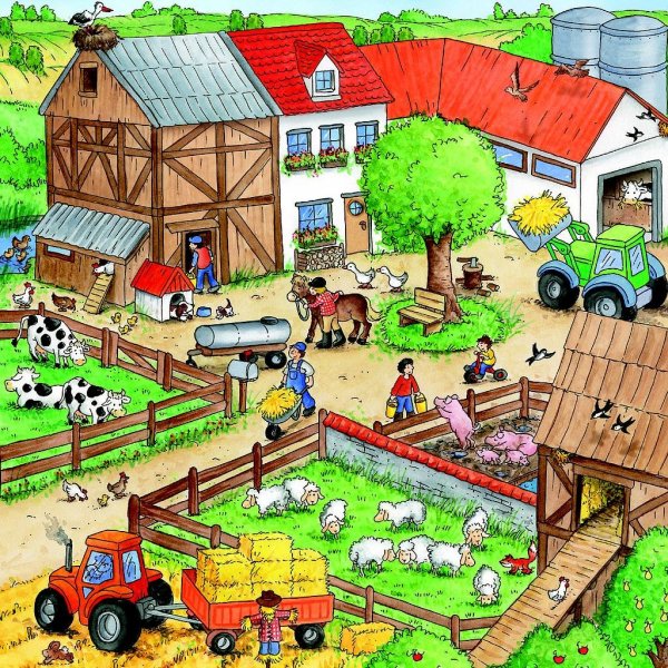 Ravensburger Puzzle ферма