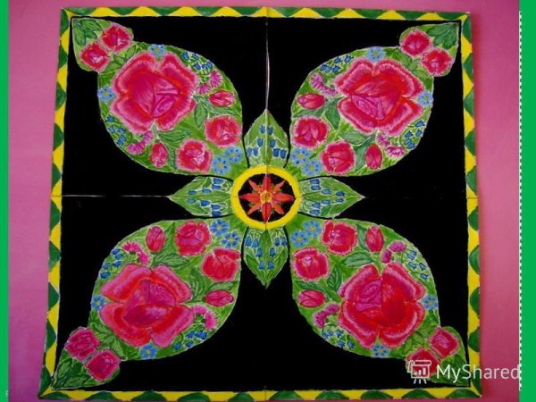 Платок раскраска для детей