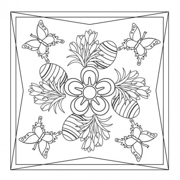 Декоративное рисование платок
