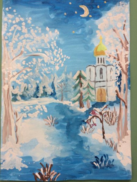 Конкурс рисования зимний Нижний