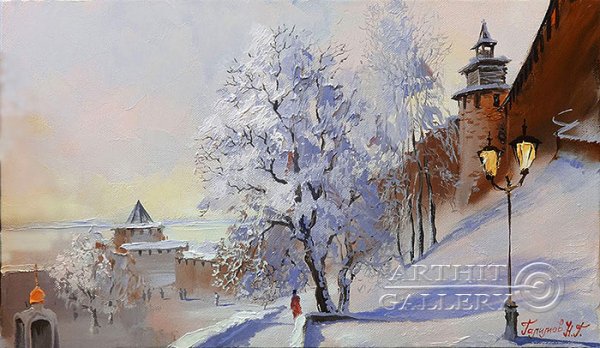 Нижегородский Кремль Нижний Новгород картина