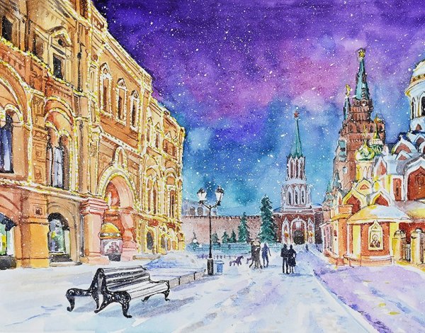 Чкаловская лестница Нижний Новгород Графика