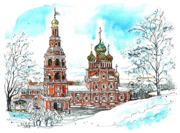 Кремль Нижний Новгород Графика