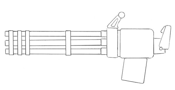 Рисунок автомата АК-47