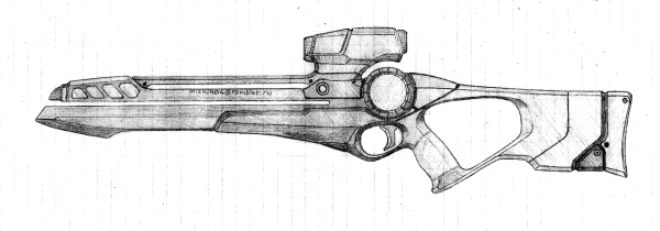 Чертеж автомата ЮМП