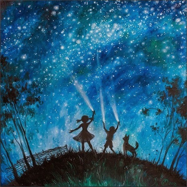 Картина Звёздное небо