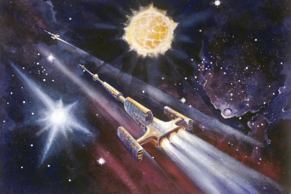 Алексей Леонов художник космический корабль