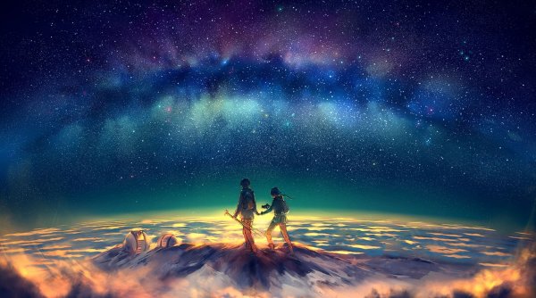 Фантастическое ночное небо