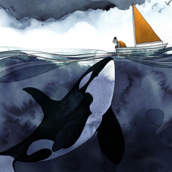 Кит рисунок