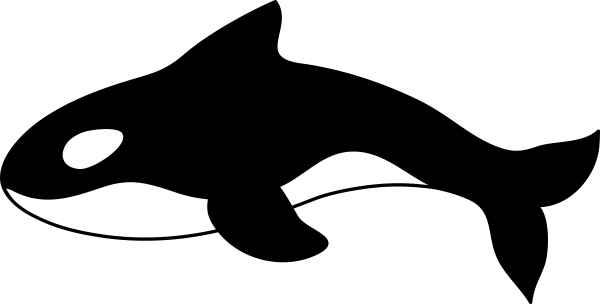 Касатка силуэт