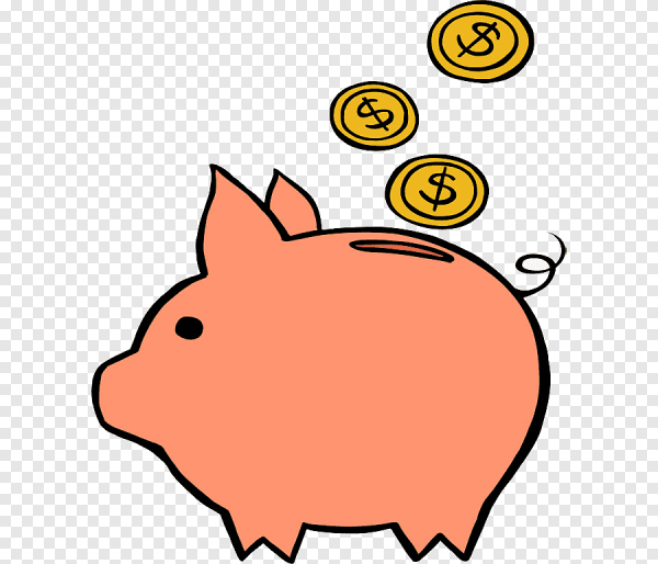 Свинья копилка мультяшная