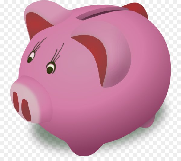 Копилка Свинка вид сбоку