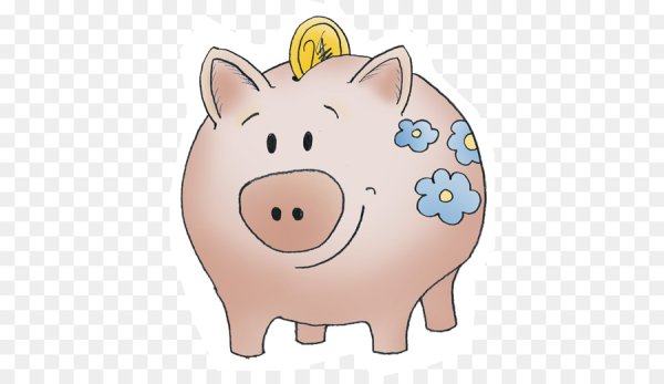 Свинья копилка раскраска