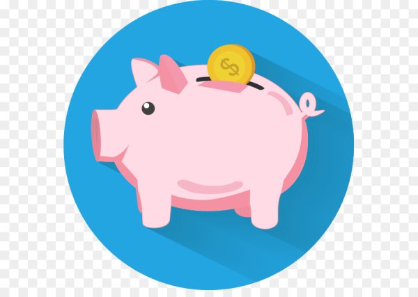 Свинья копилка рисовать