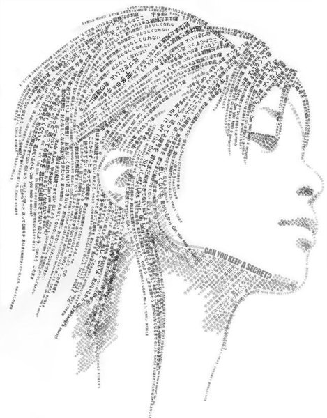 Картины из шрифтов