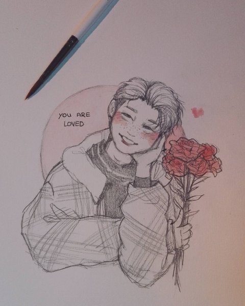 Феликс Stray Kids рисунок