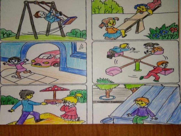 Рисунок на тему безопасные каникулы