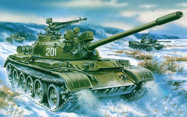 Советские танки т-55