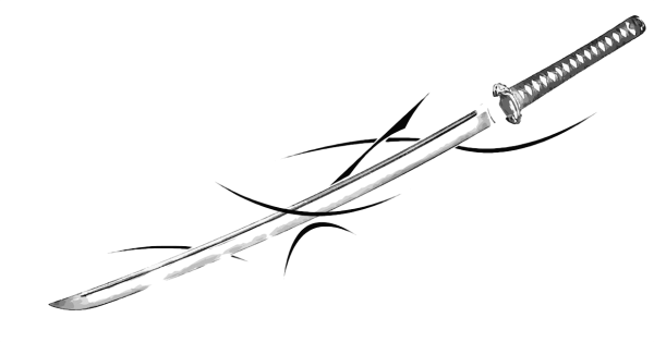 Катаны Зоро тату