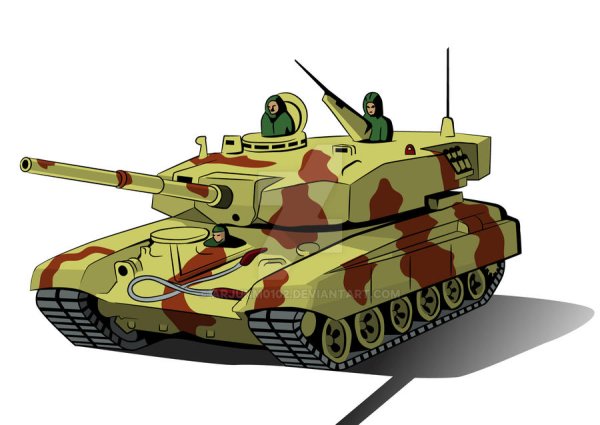 Военный танк для детей