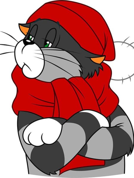 Кот Матроскин рисунок