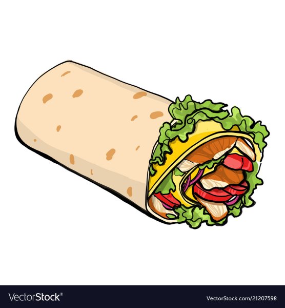 Шаурма иллюстрация