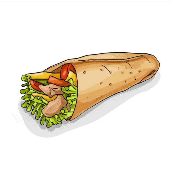 Шаурма мультяшная