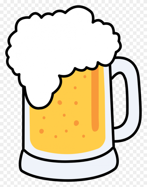 Кружка пива мультяшная