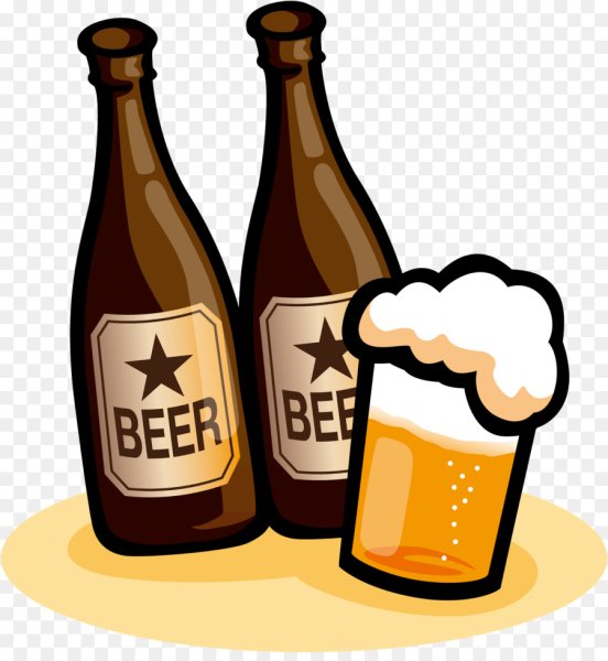 Нарисованная бутылка пива