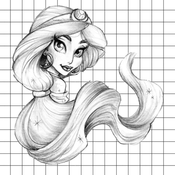 Принцессы Диснея для рисования