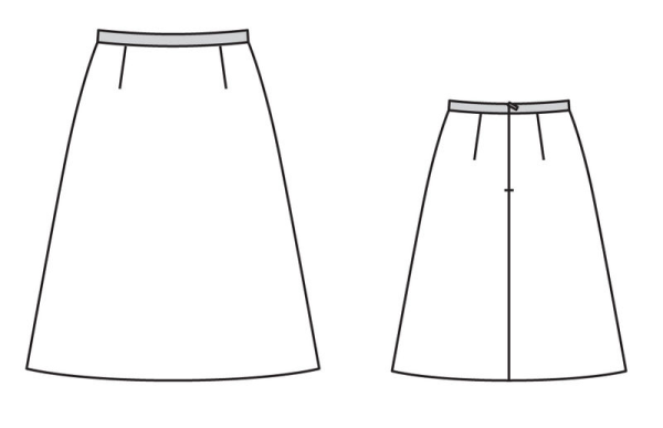 Эскиз юбки