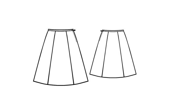 Юбка раскраска