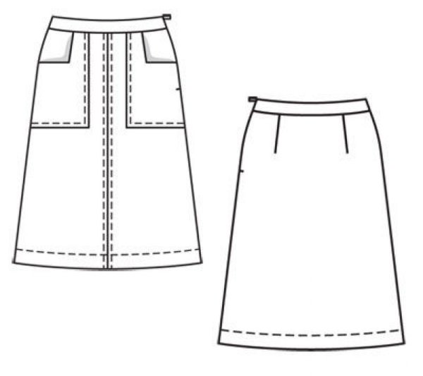 Юбка а силуэта Бурда