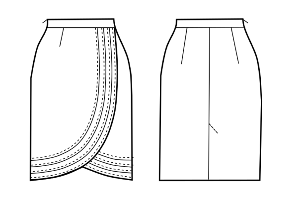 Эскиз поясного изделия