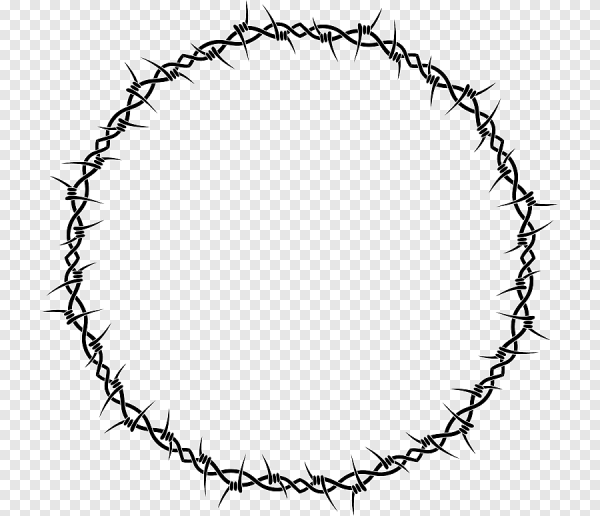 Круглая колючая проволока