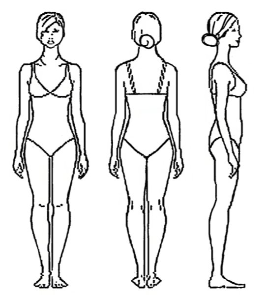 Фигура для рисования одежды