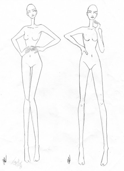 Женский силуэт