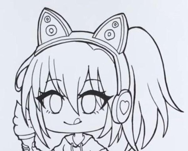 Гача лайф персонажи раскрашивать