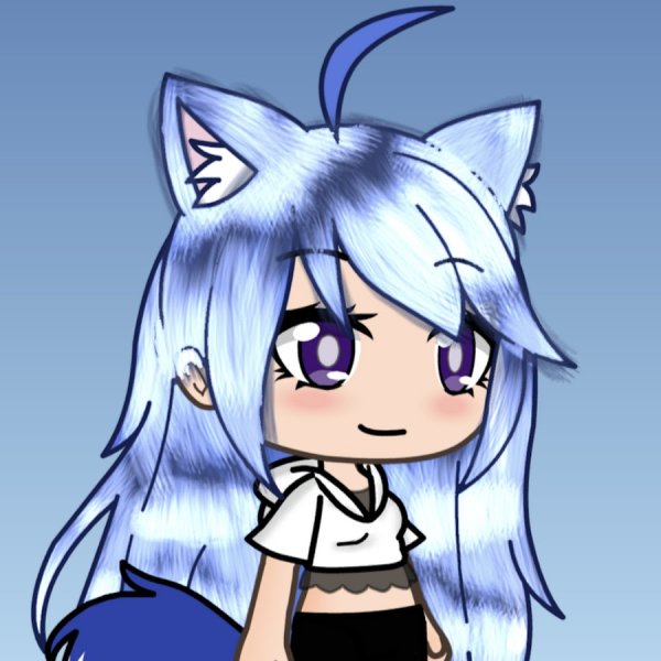 Гача лайф девочка кошка