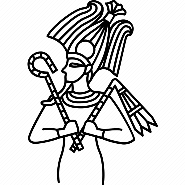 Нарисовать Осирис Бога Египта