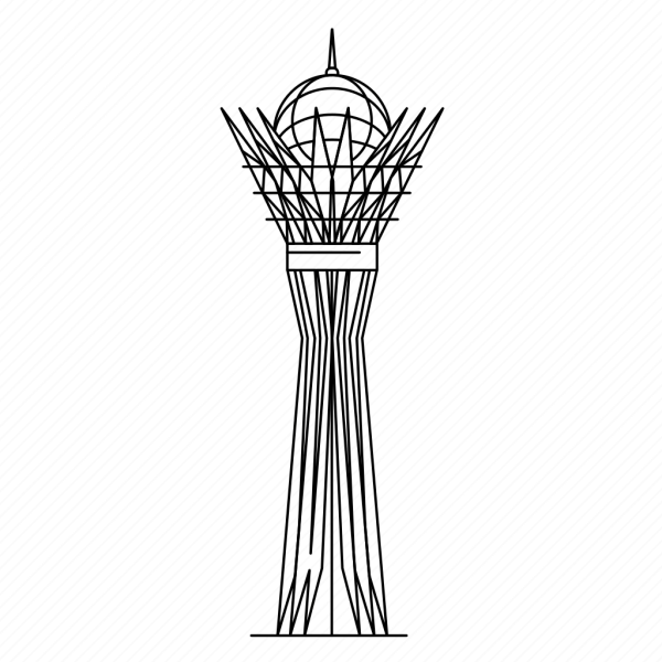 Астана Байтерек вектор