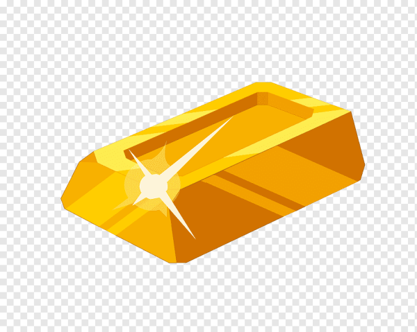 Золотой слиток значок